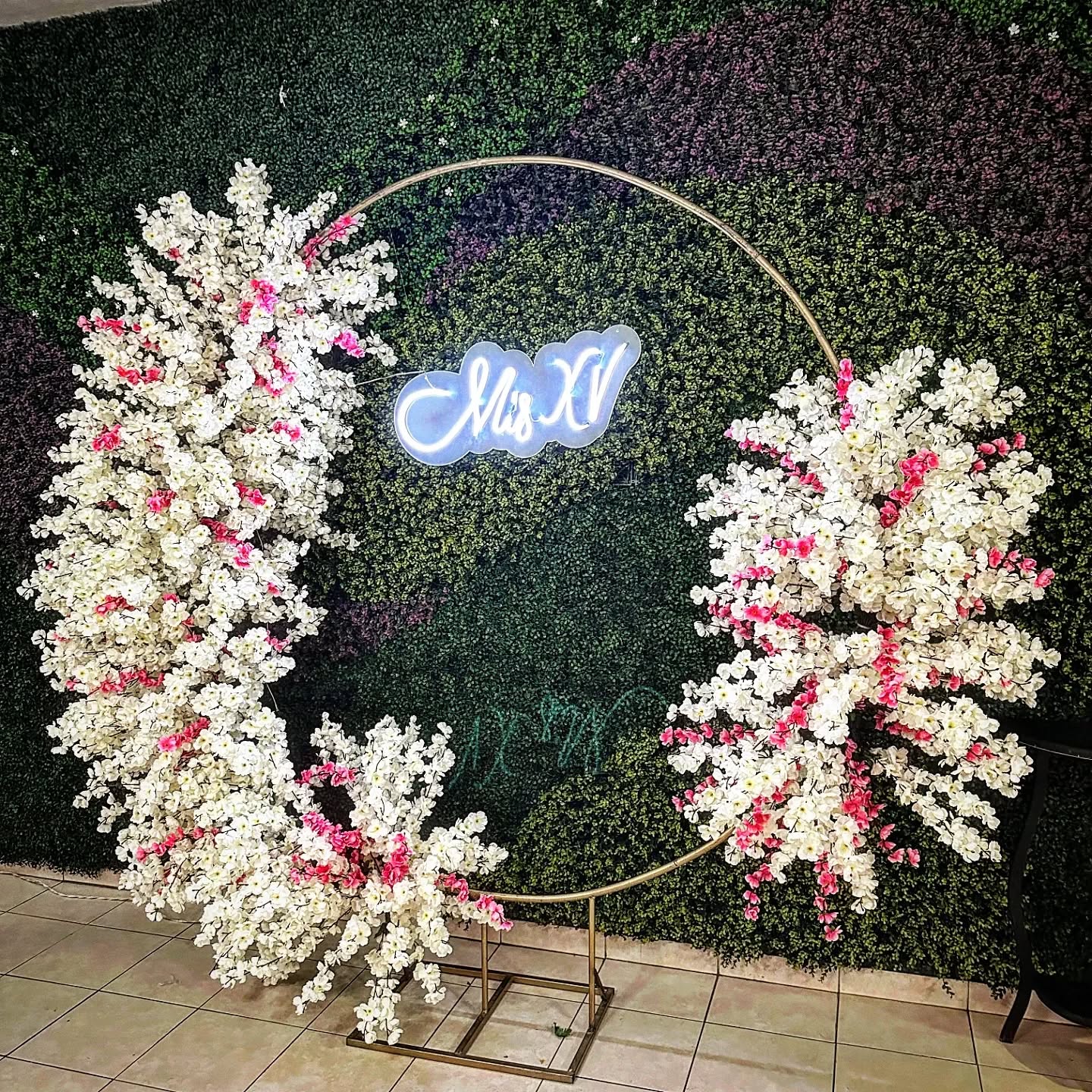 Pista iluminada